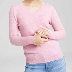 New With Tag Charter Club 100% Cashmere V Neck Sweater